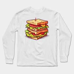 Simple Club Sandwich Long Sleeve T-Shirt